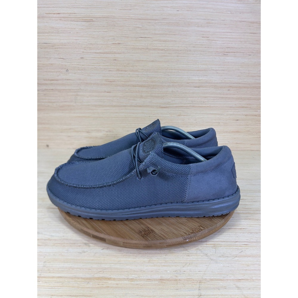 Hey Dude Wally Funk Mono Alloy Grey Slip On Loafer Shoes 40011-1FX Mens Size 14